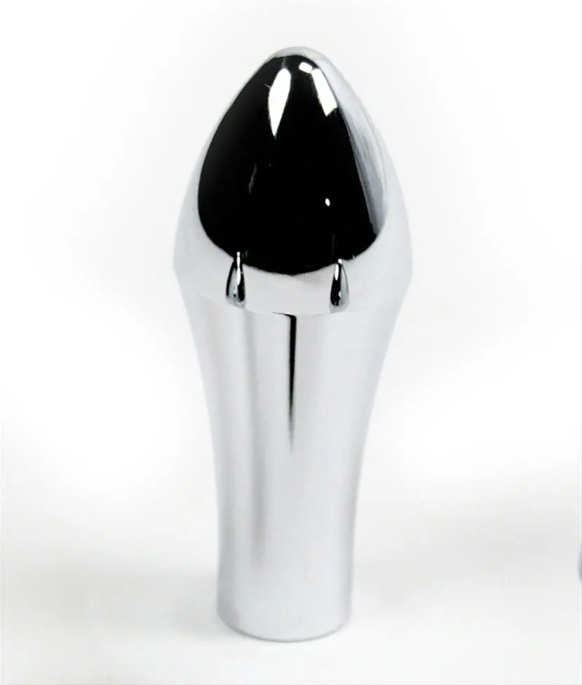 Ididit Ergonomic Manual Shift Knob – Billet Aluminum, Threaded Base (2520500030) 1