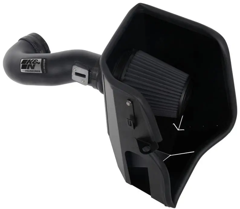 K&N 71-3110 Blackhawk Cold Air Intake Kit 1