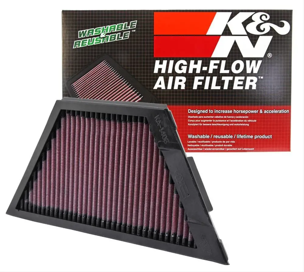 K&N Powersports Air Filter – Washable, High-Flow Performance 1