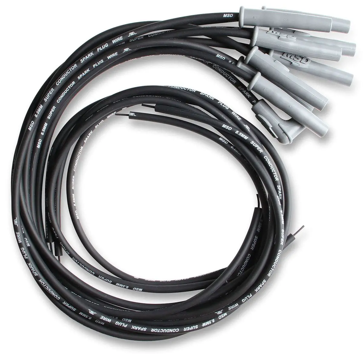 Msd Super Conductor Spark Plug Wire Set – Low-Resistance Performance Ignition Leads (31183) 1