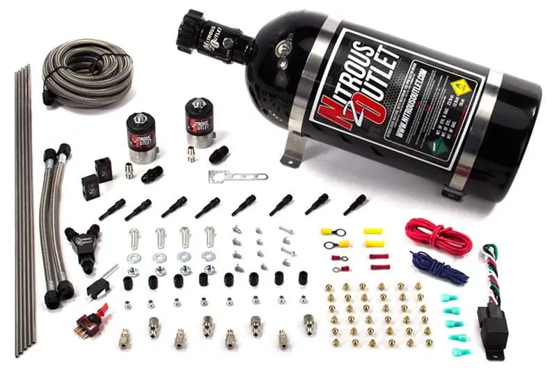 Nitrous Outlet 00-10432-T-10 Wet Nitrous Oxide System Kit 1