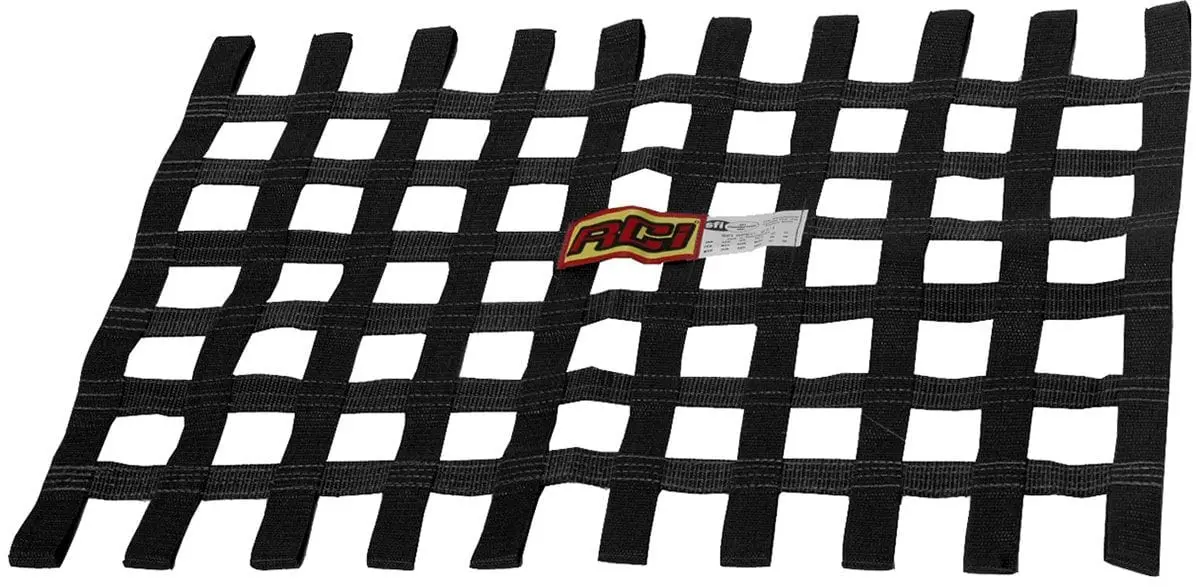 Rci Black Window Safety Net – Dot-Compliant Racing Safety Barrier 1