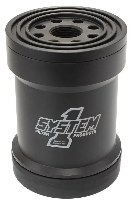 Short Hp6 Billet Oil Filter – 75-Micron Filtration, Viton Seals, 1-1/2"-12 Thread, 5-1/4" Length 1