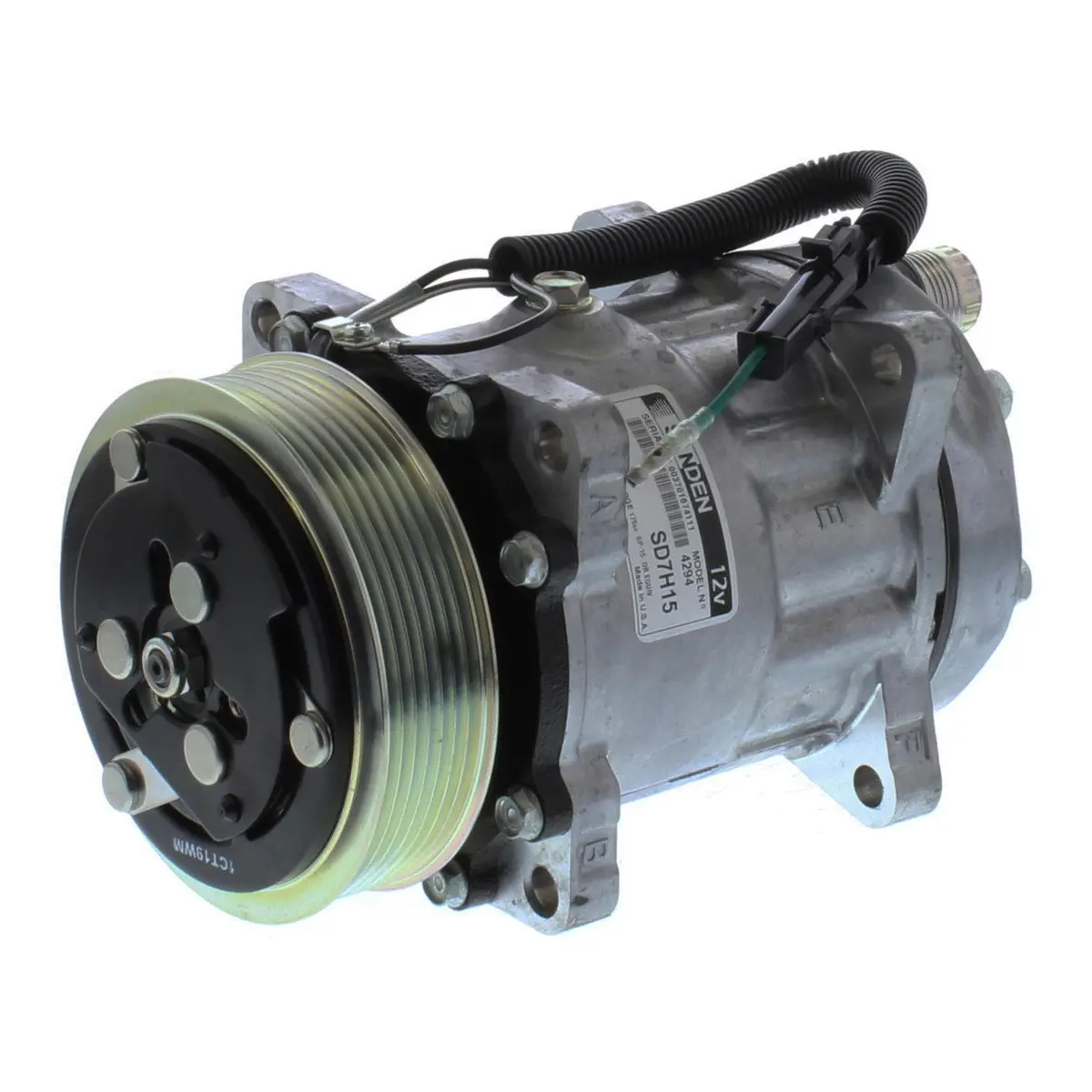Vintage Air 47007 Compact Air Conditioning Compressor – Retrofit Ready 1