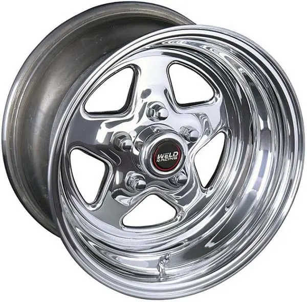 Prostar Polished 15X10 Inch Drag Wheel – Lightweight Aluminum Racing Rim 1