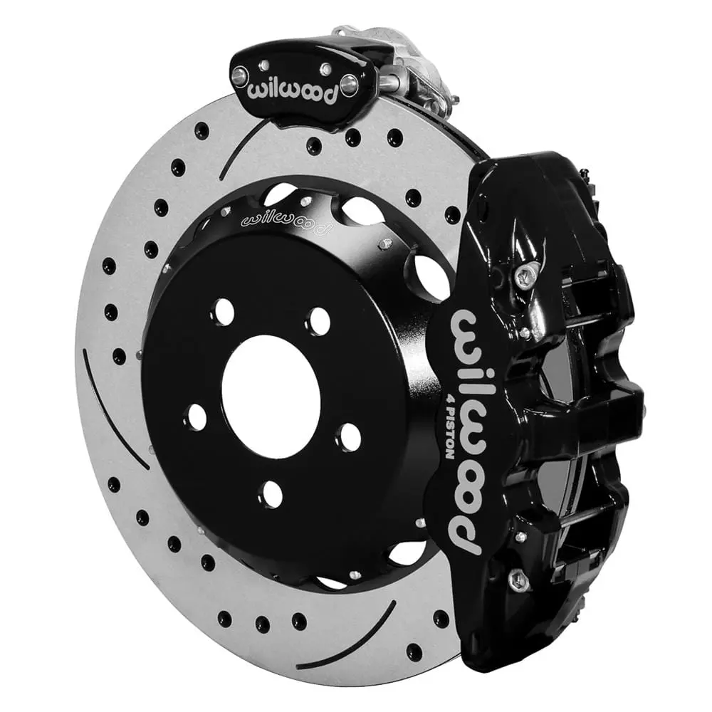 Wilwood Aero4-Mc4 Rear Big Brake Kit – Integrated Parking Brake System For Track And Street Use 1