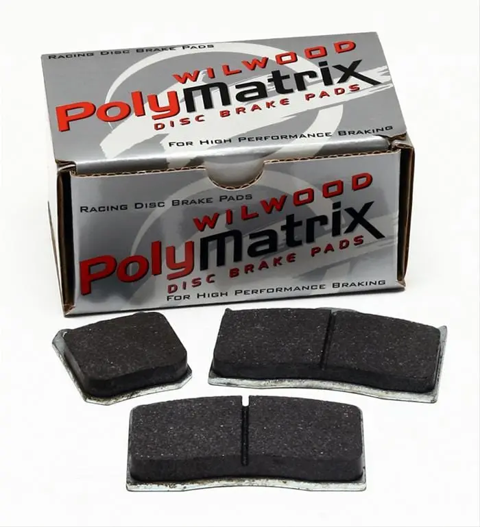 Wilwood 15E-6101K Polymatrix E Compound Brake Pads – Front Axle Upgrade For Track & Street 1